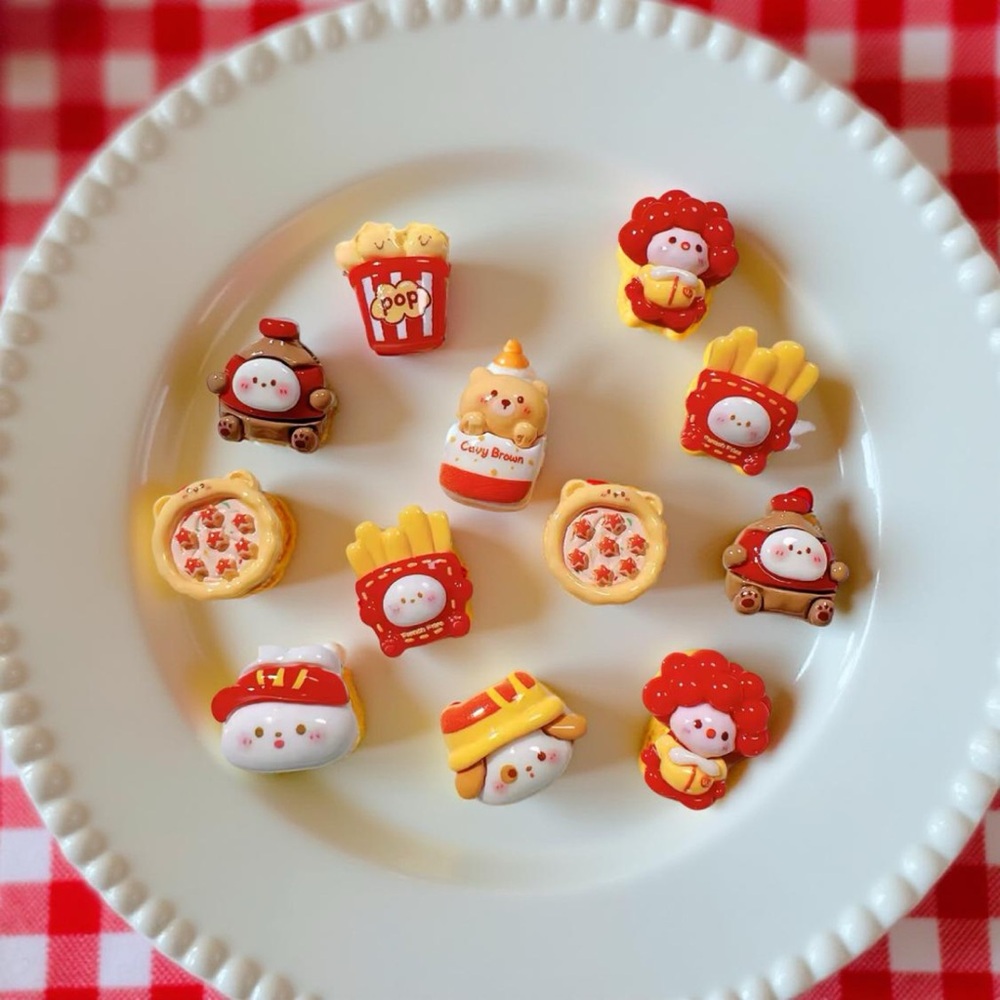 Mini Cute Kawaii Fast Food Magnet Set